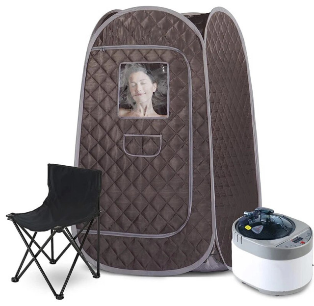 2L Portable Steam Sauna Spa Folding Tent Fast Fold Slim Weight Loss