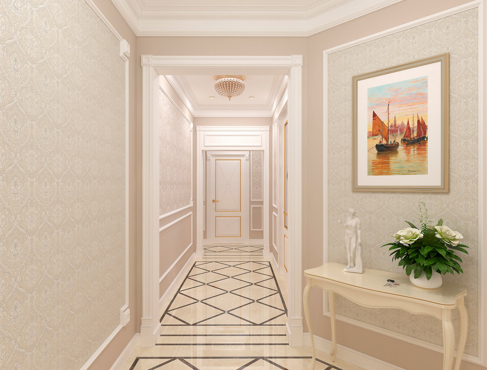 Квартира с бирюзовой спальней