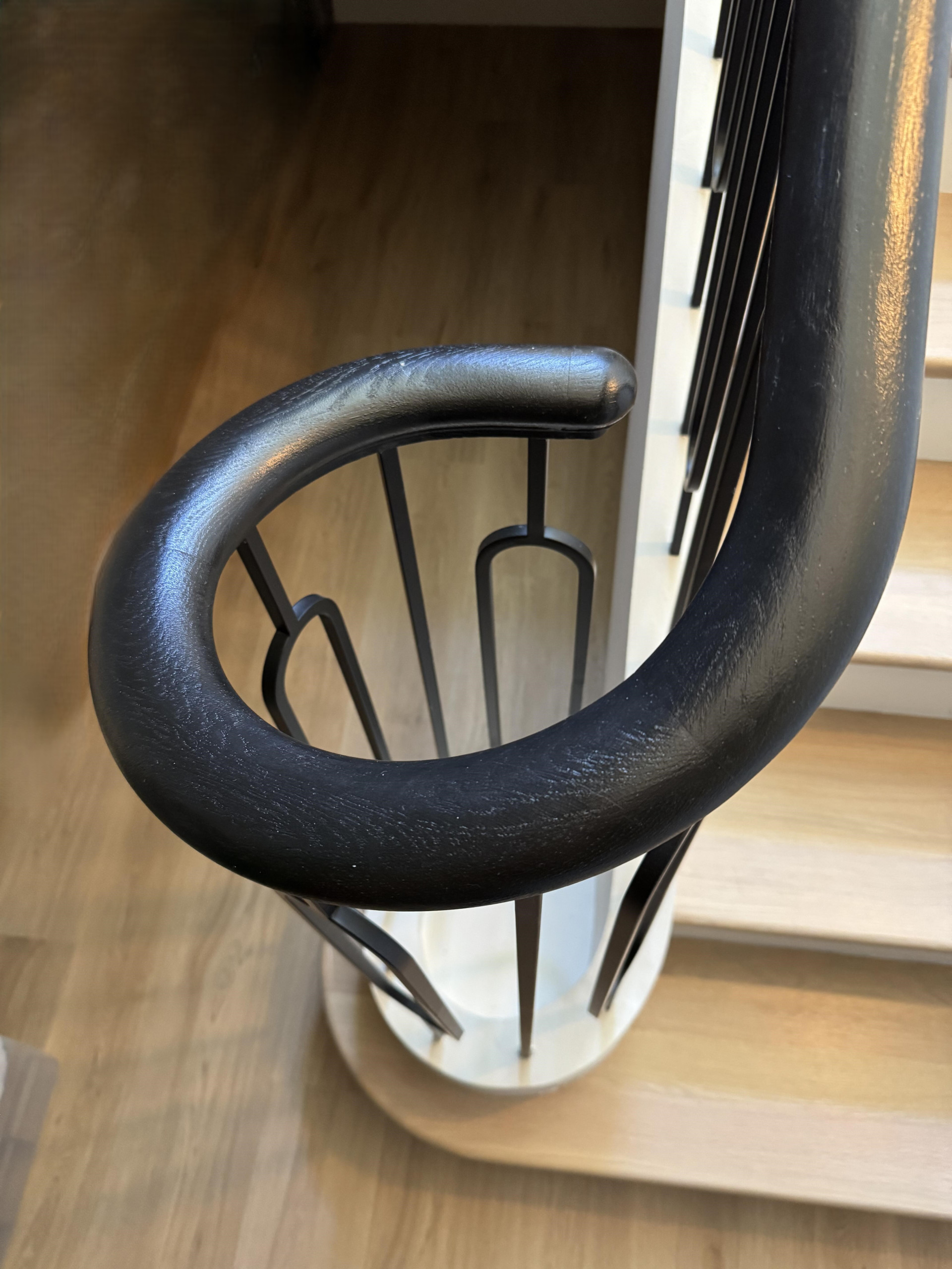 134_Stunning Straight Stair with an Elliptical Twist, McLean, VA 22101