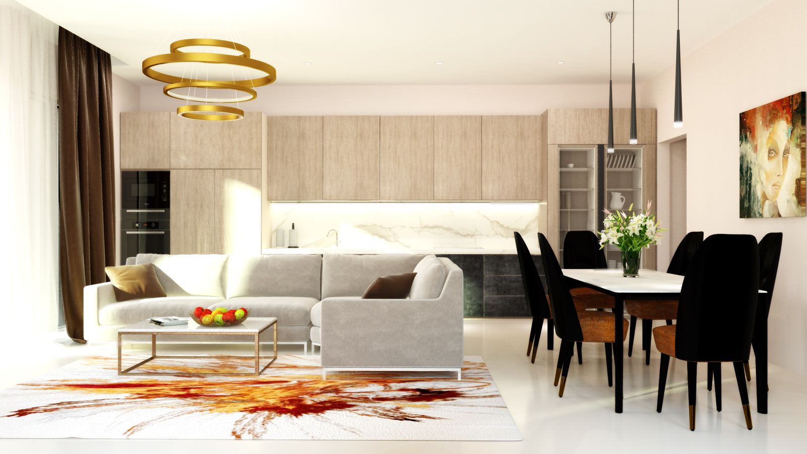 Квартира в стиле контемпорари