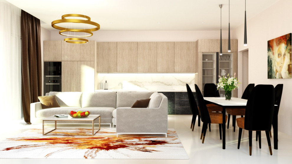 Квартира в стиле контемпорари