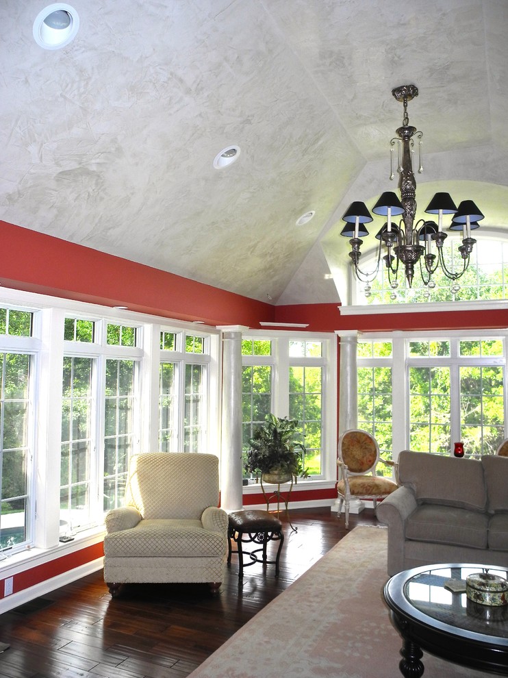 Inspiration for a large traditional sunroom in Philadelphia.