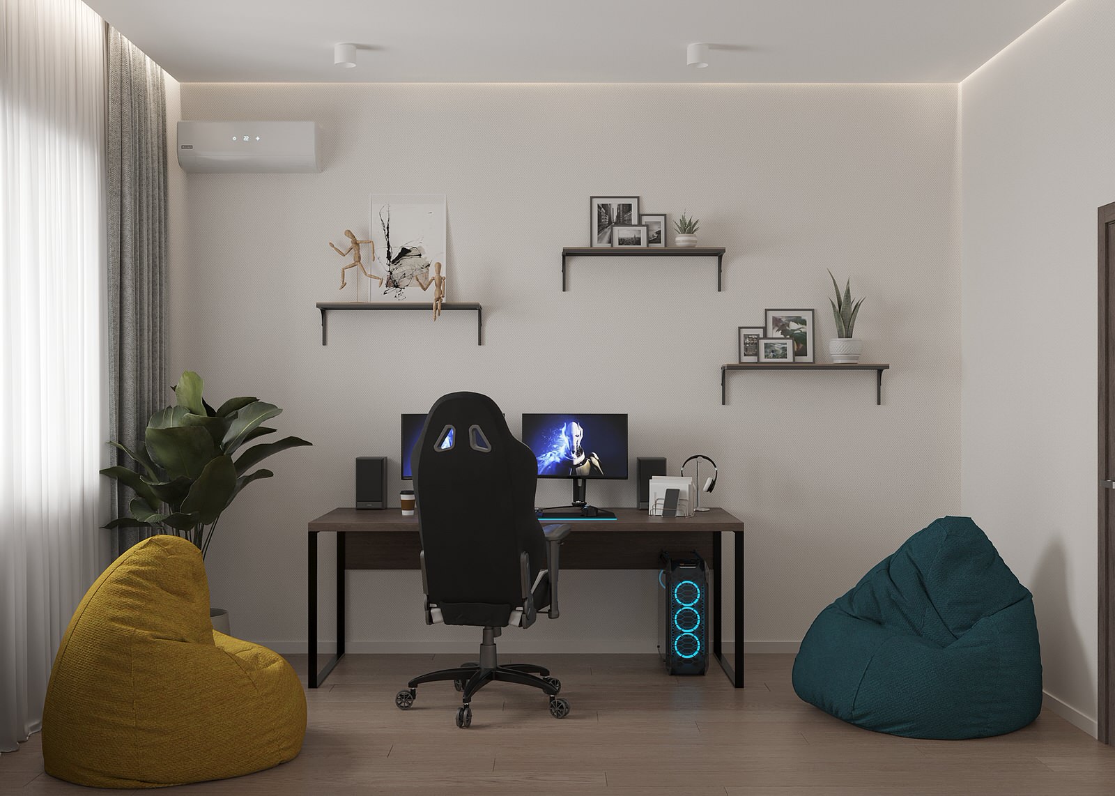 Таунхаус из "вторички" в современный интерьер