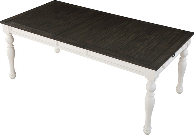 Joanna Two Tone Dining Table French, Two Tone Dining Table