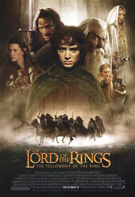 Lord of the Rings 1: The Fellowship of the Ring 11 x 17 Movie Poster - Style B