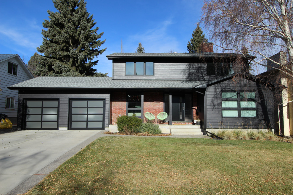 New Windows and James Hardie Siding Calgary SW Kelvin Grove Traditional Exterior