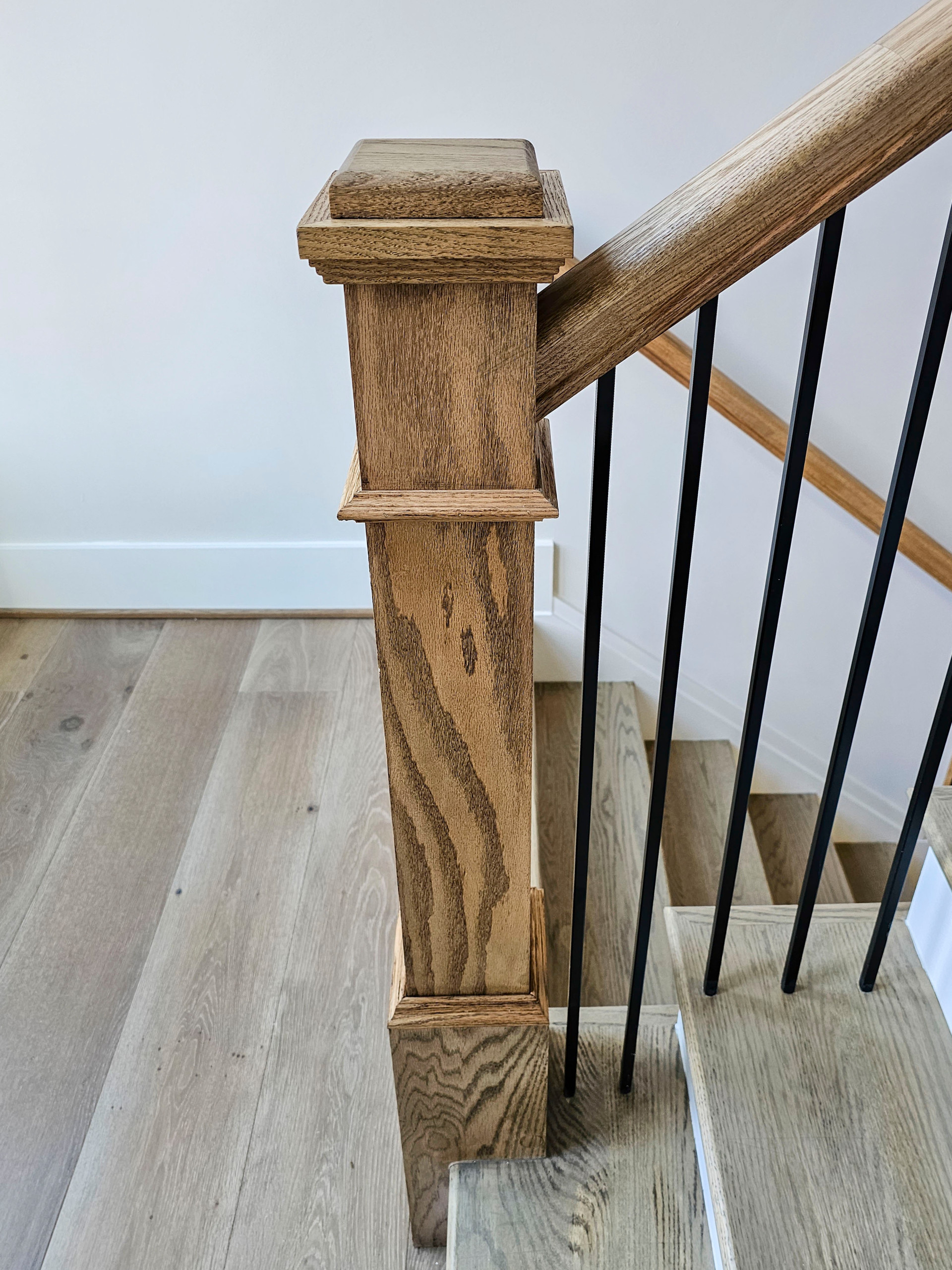 105_Modern and Bold U-Shaped Staircase, Vienna VA 22180