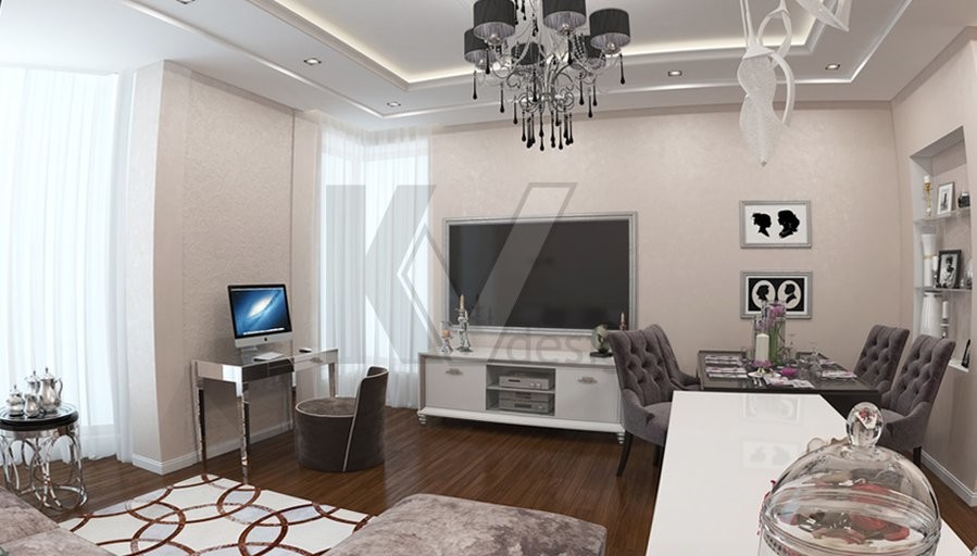 Дизайн-проект 3-комнатной квартиры, ЖК Лосиный остров