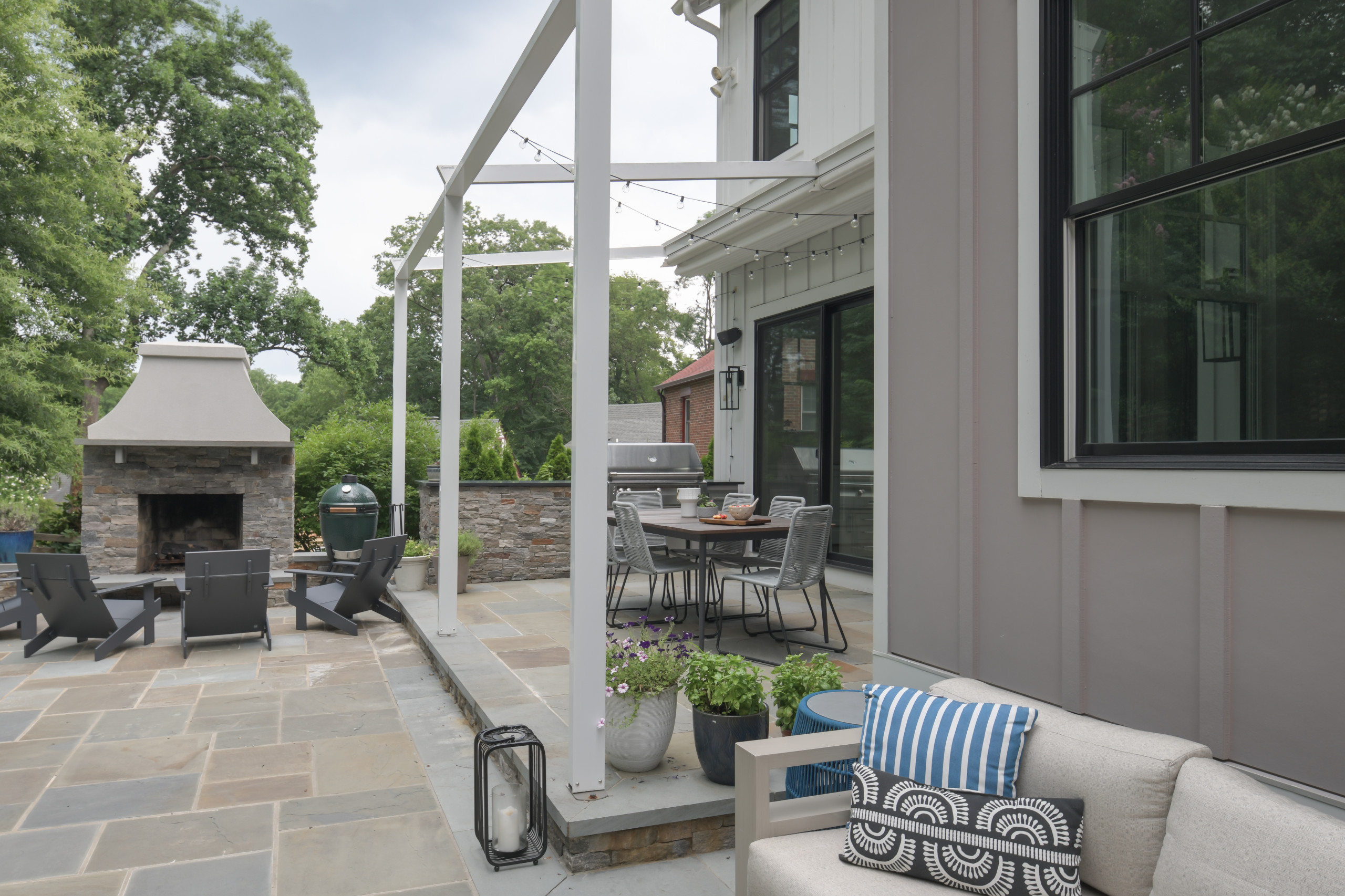 Modern Farmhouse Exterior Patio