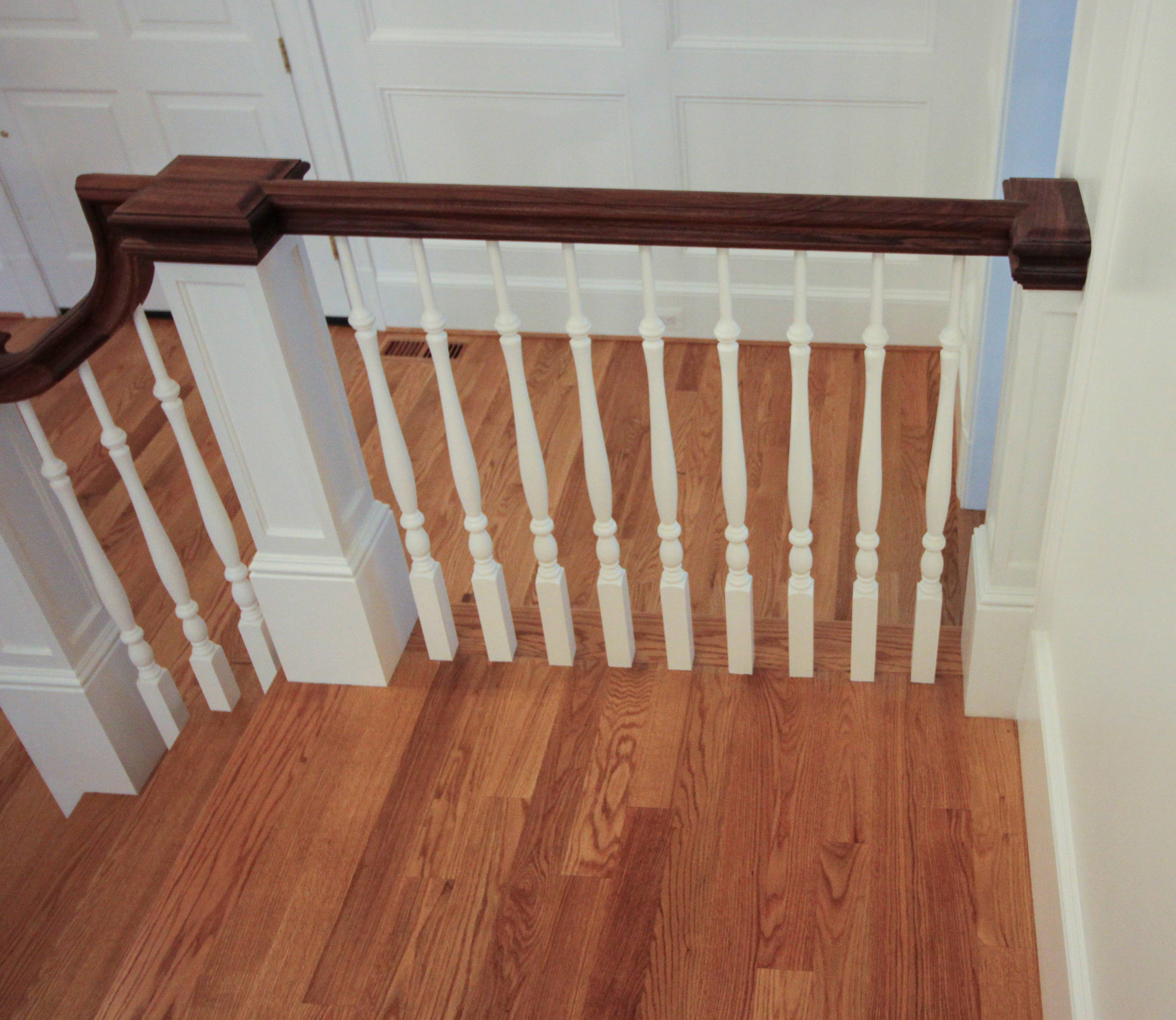 56_Elegant Wall-Mounted Craftsman Style Staircase, Arlington VA 22205