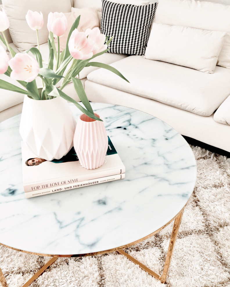 Modernes Wohnzimmer mit Boho Elementen