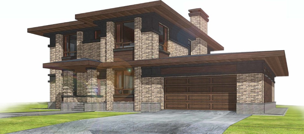 Дом в стиле Райт-парк