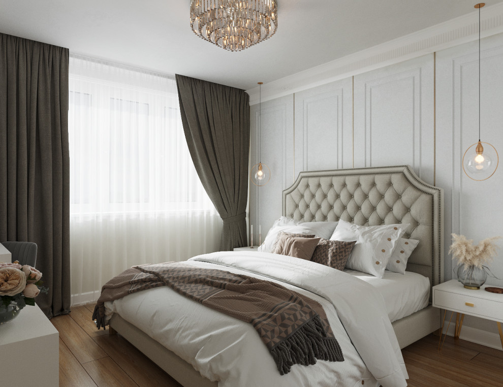 Дизайн-проект двухкомнатной квартиры в сдержанных тонах