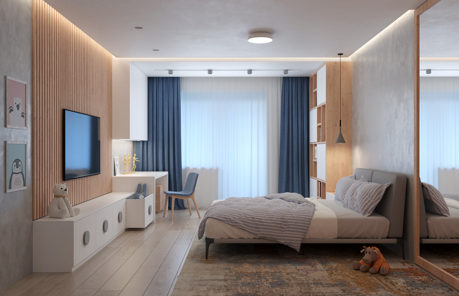 Дизайн проект квартиры в ЖК "Феникс" 140 кв.м.