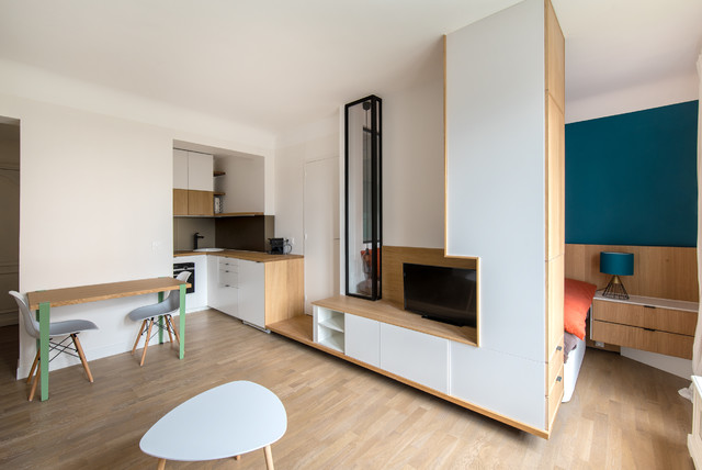 Salon Meuble sur mesure modern-wohnbereich