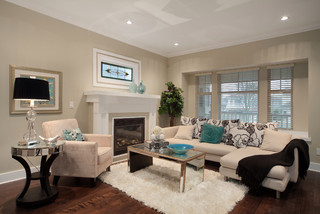 White And Beige Living Room Ideas Photos Houzz