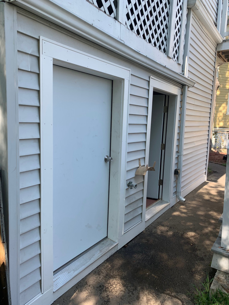 Basement doors