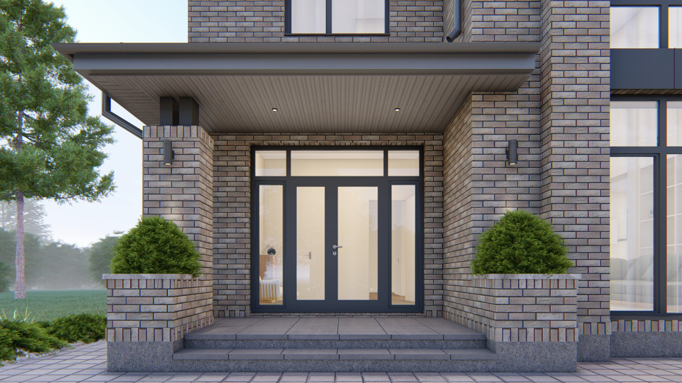 Двухэтажный дом в стиле Прерий