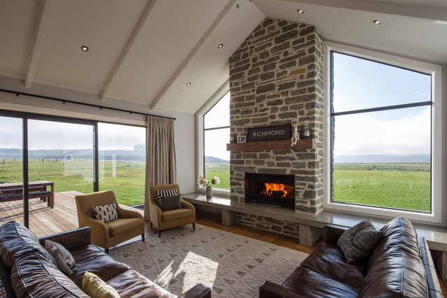Clutha River Farmhouse trendy-dagligstue