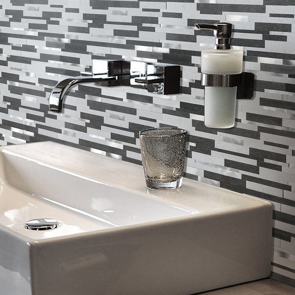 Peel and Stick Tile Inspiration - Bathroom - New York - by Ivy Hill ...