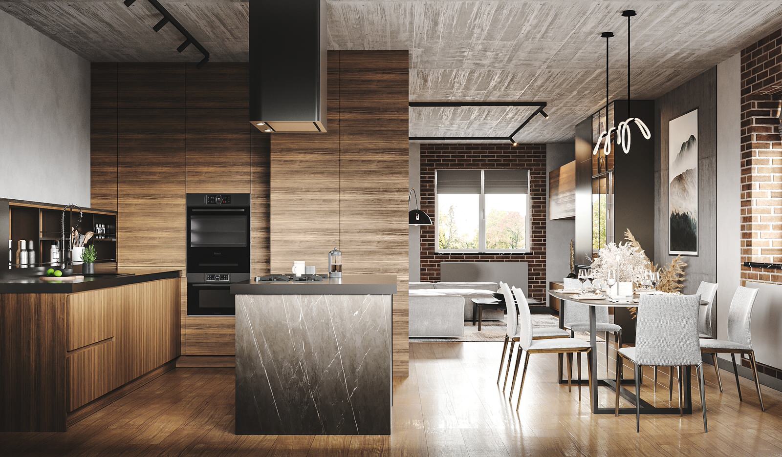 Современный дом в стиле минимализм с нотками брутализма