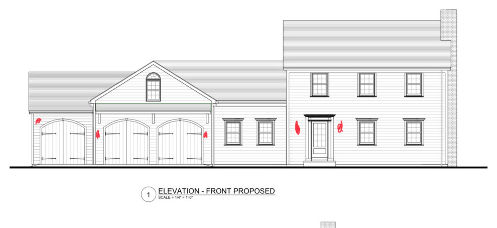 Exterior lighting for garage
