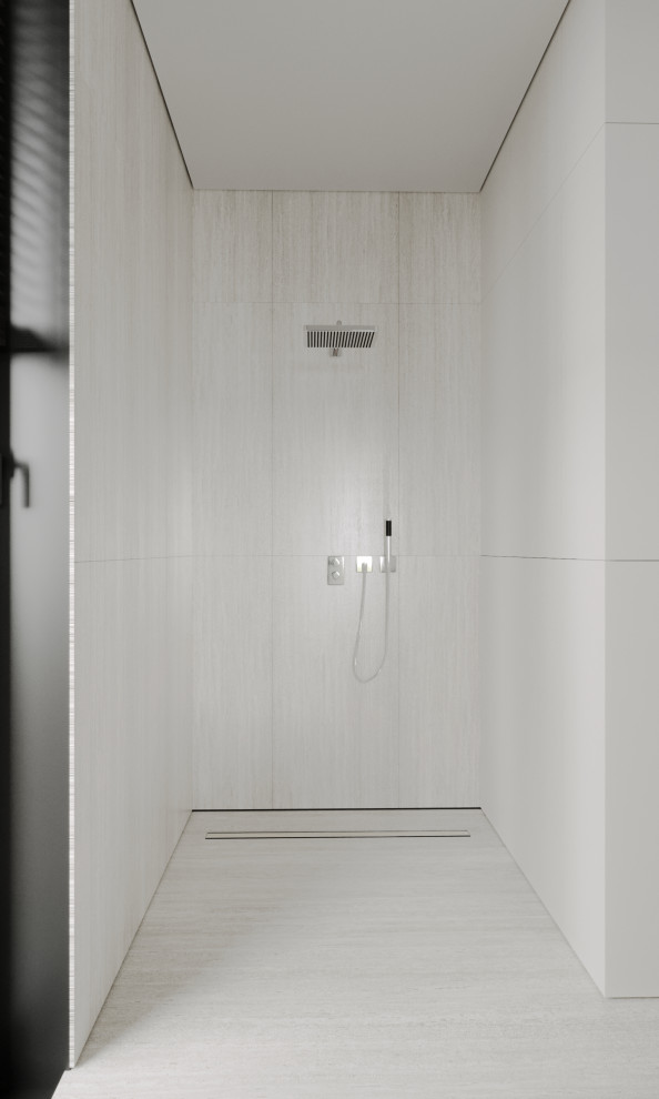 Санузел в проекте загородного дома The CUBE