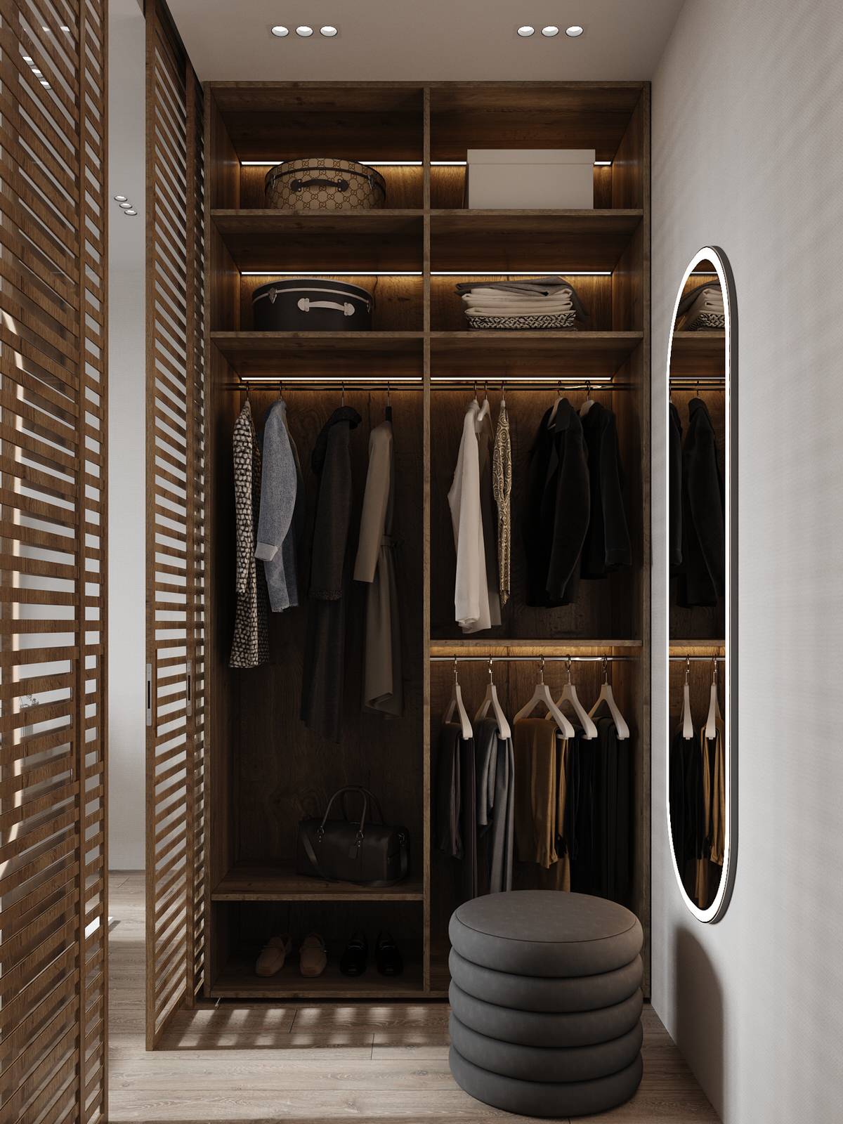 Проект 2х уровневой квартиры