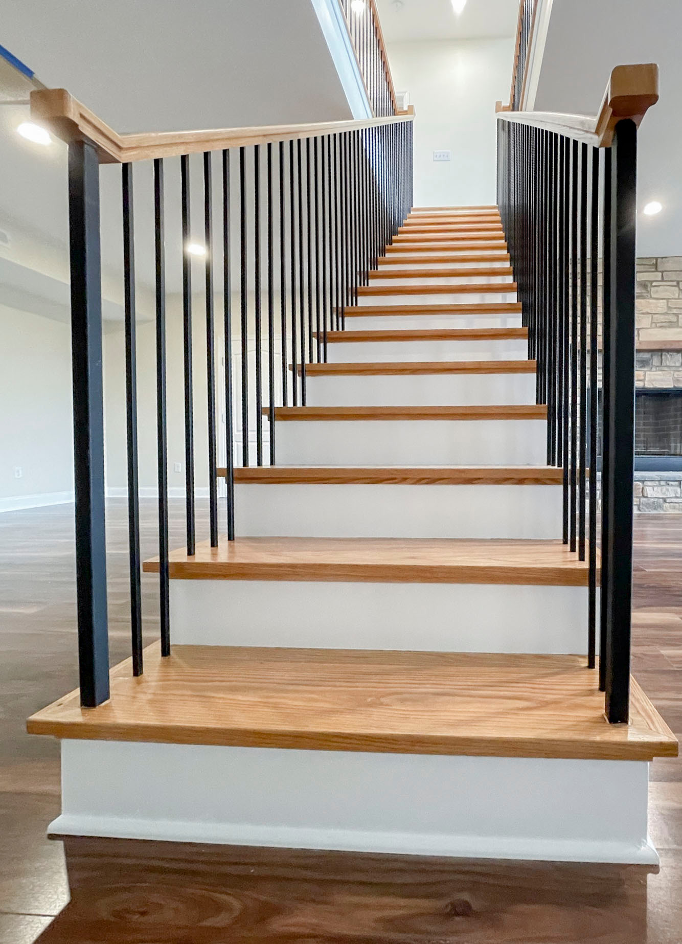 97_Airy Straight-Floating Staircase in Transitional-Mountain Home, Luray, VA 228