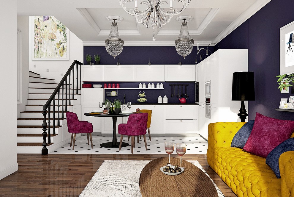 Таунхаус в стиле поп-арт для яркой девушки