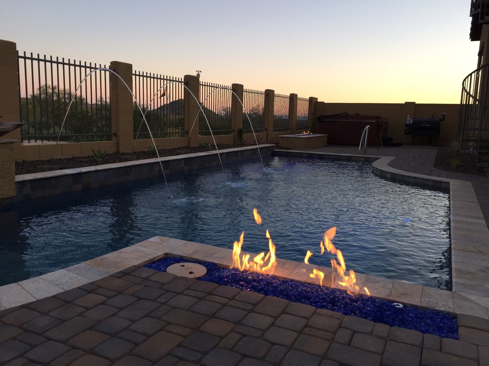 Fire Trough for winter warmth