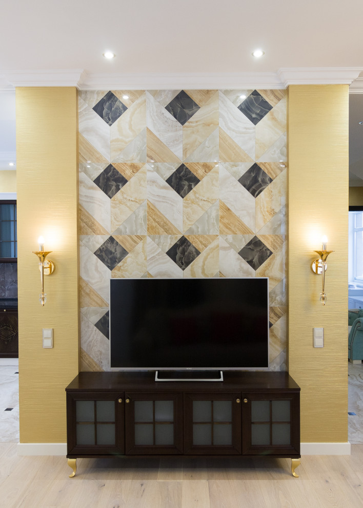 Кухня-гостиная по индивидуальному проекту.