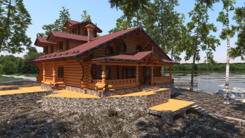 Усадьба - Сруб у озера Ужо (2020)