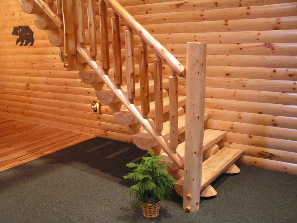 Staircase - rustic staircase idea