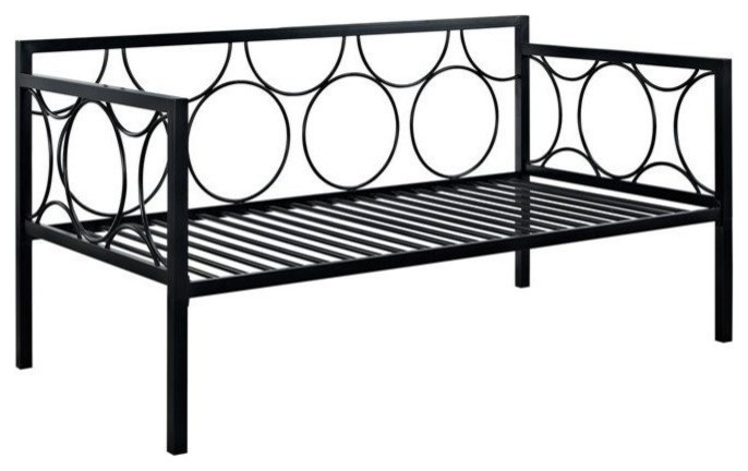 DHP Rebecca Metal Twin Daybed in Black