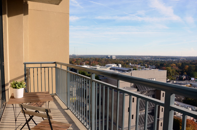 Buckhead Condominium (Vacant Staging) transitional-patio