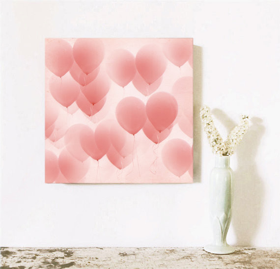 Valentine Pink Heart Decor Wall Art by Lucy Snowe Photography
