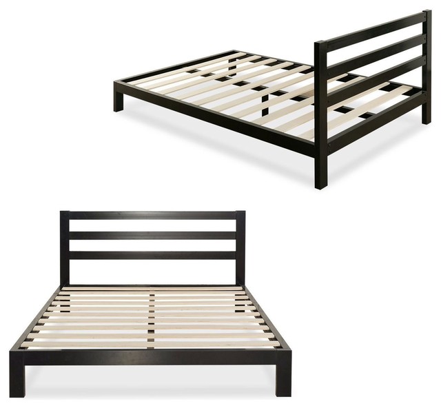Full Size Heavy Duty Metal Platform Bed, Full Size White Metal Platform Bed Frame