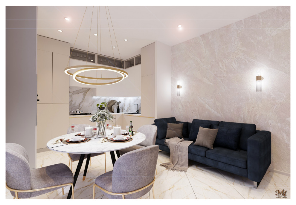 ПРОЕКТ КВАРТИРЫ В СТИЛЕ ГРЕЙЖ.