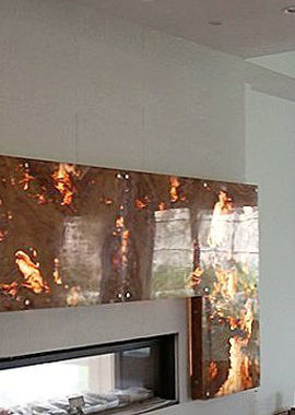 Trendy home design photo in Edmonton