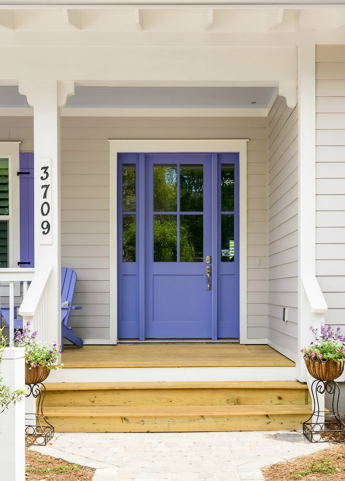 Inspiration for a coastal entryway remodel in Jacksonville