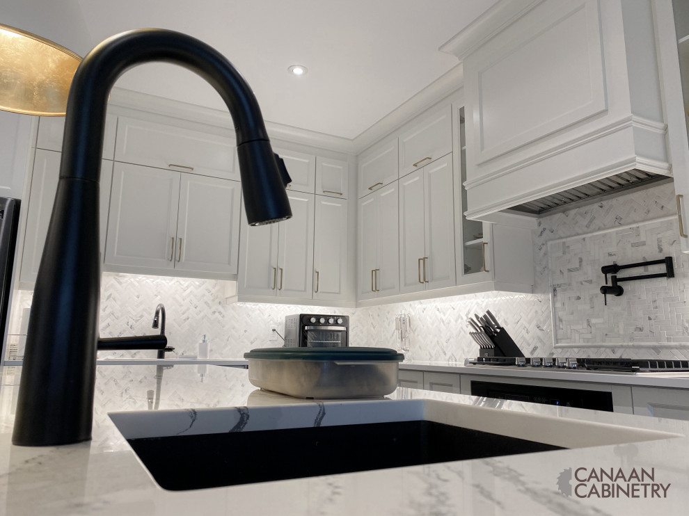 Transitional home design photo in Toronto