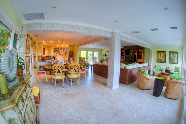 Captiva Bayside Residence exotisk-vardagsrum