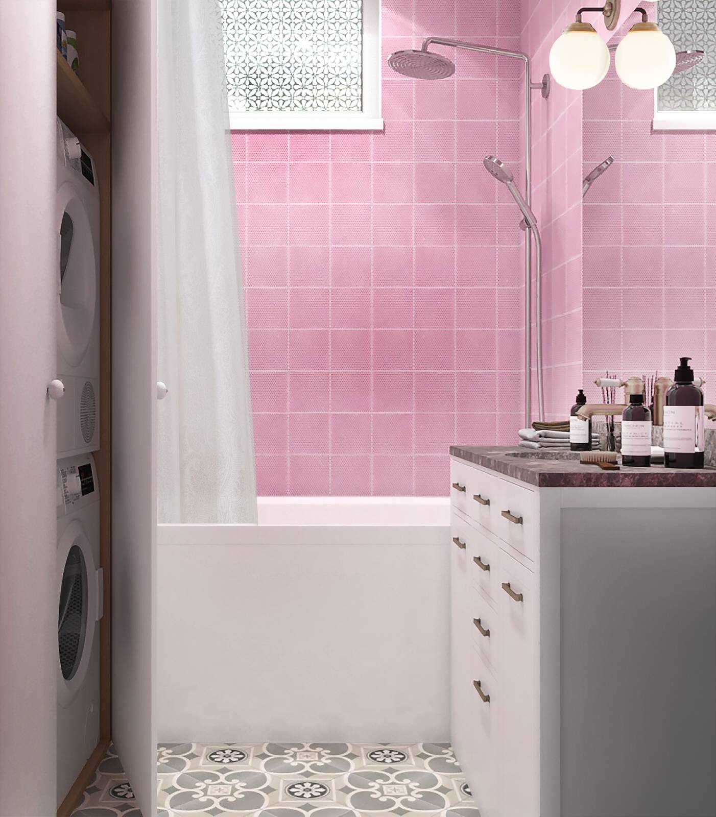 В розовом цвете