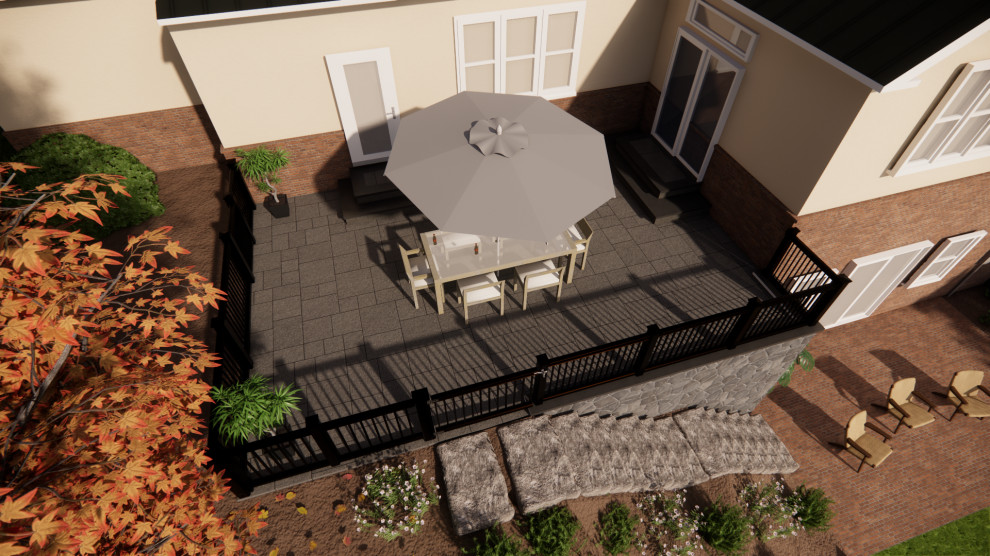 Round Hill Patio & Retaining Wall