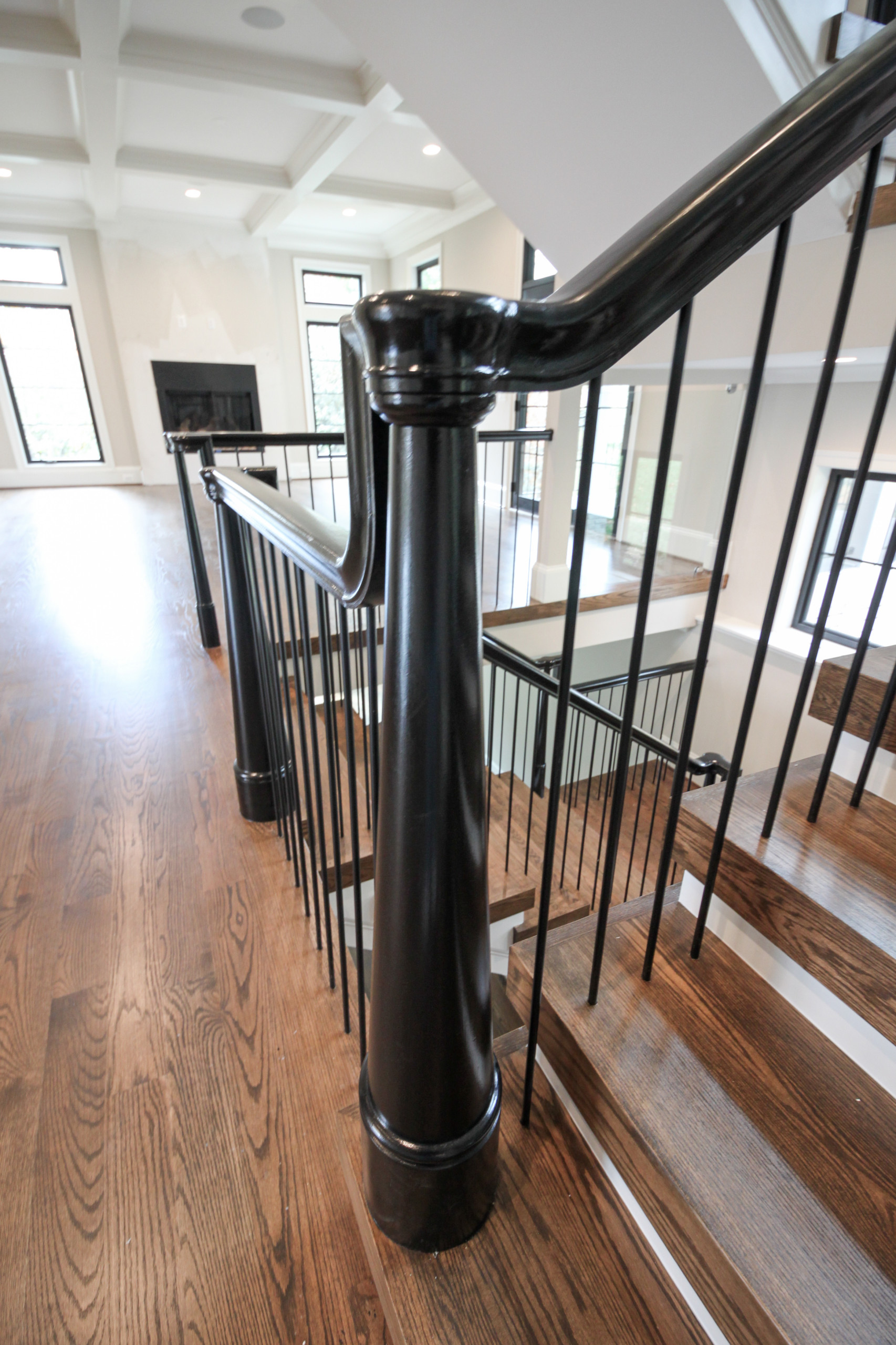 89_Eclectic and Edgy Staircase in French Contemporary Residence, McLean VA 2210