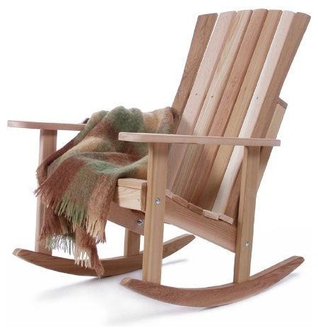 All Things Cedar Athena Red Rocking Chair Traditional All Things Cedar Athena Red Rocking Chair