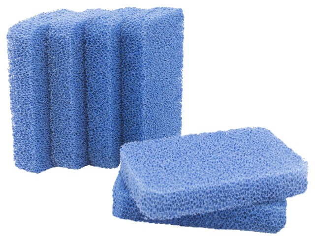 Sinkology Non-Scratch and Odor Resistant Silicone Breeze Scrubber, 6 Pack