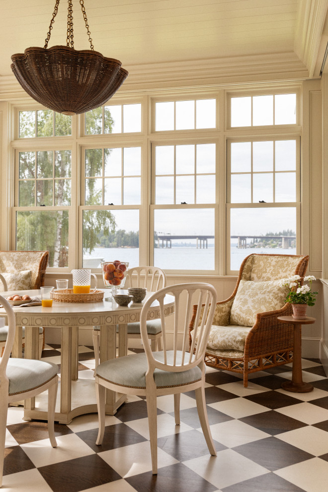 Bellevue Coastal - Traditional - Sunroom - Seattle - by Ripple Design ...