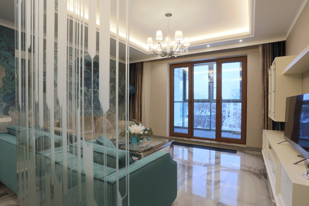 Интерьерная фотосъемка трехкомнатной квартиры на Крестовском